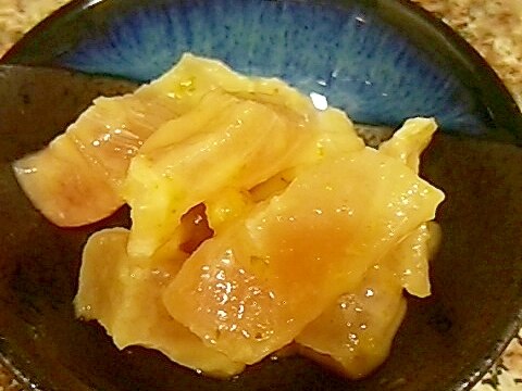 マグロの柚子胡椒マヨ漬け